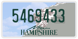 5469433 license plate in New Hampshire