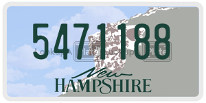 5471188  license plate in NH