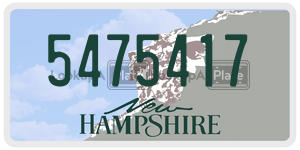 5475417  license plate in NH
