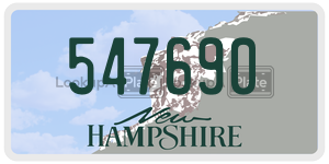 547690  license plate in NH