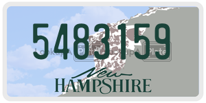 5483159  license plate in NH