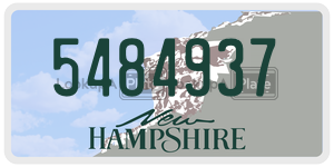 5484937  license plate in NH