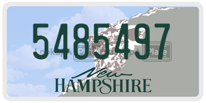 5485497  license plate in NH