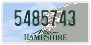 5485743 license plate in New Hampshire