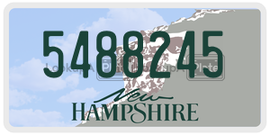 5488245  license plate in NH
