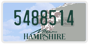 5488514  license plate in NH
