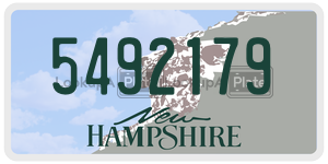 5492179  license plate in NH