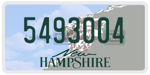 5493004  license plate in NH