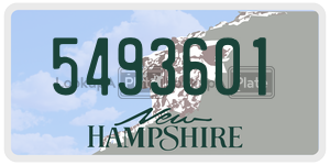 5493601  license plate in NH