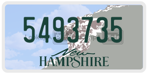 5493735  license plate in NH