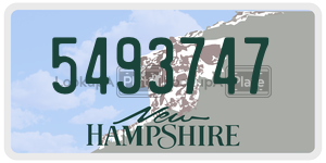 5493747  license plate in NH