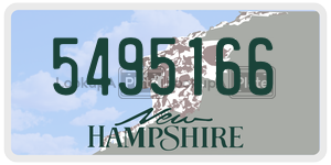 5495166  license plate in NH