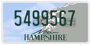 5499567  license plate in NH
