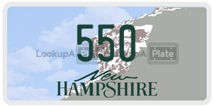 550  license plate in NH