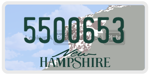 5500653  license plate in NH