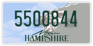 5500844  license plate in NH
