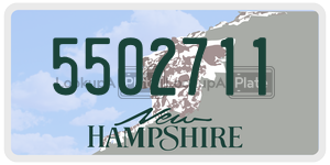 5502711  license plate in NH