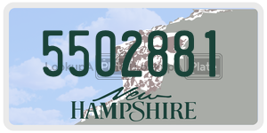 5502881  license plate in NH