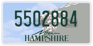 5502884  license plate in NH