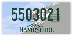 5503021  license plate in NH