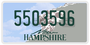 5503596  license plate in NH
