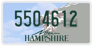 5504612  license plate in NH