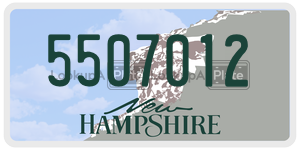 5507012  license plate in NH