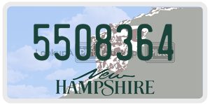 5508364  license plate in NH