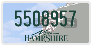 5508957  license plate in NH
