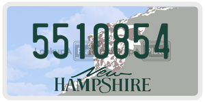 5510854  license plate in NH