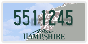 5511245 license plate in New Hampshire