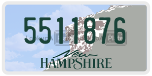 5511876  license plate in NH
