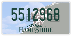 5512968  license plate in NH