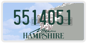 5514051  license plate in NH