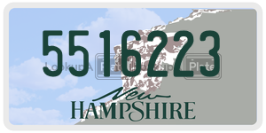 5516223  license plate in NH