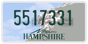 5517331  license plate in NH