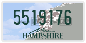 5519176  license plate in NH