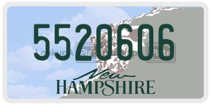 5520606  license plate in NH
