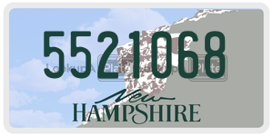 5521068  license plate in NH