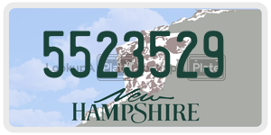 5523529  license plate in NH