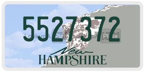 5527372  license plate in NH