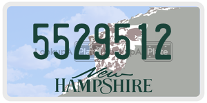 5529512  license plate in NH