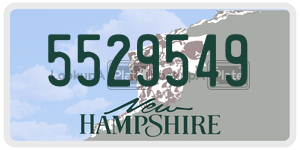 5529549  license plate in NH