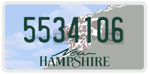 5534106  license plate in NH