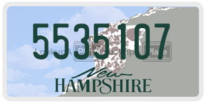 5535107  license plate in NH