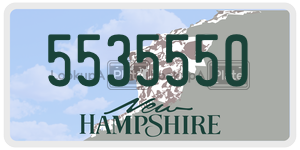5535550  license plate in NH