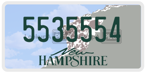 5535554  license plate in NH