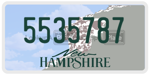 5535787  license plate in NH