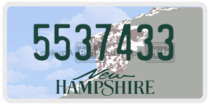 5537433  license plate in NH