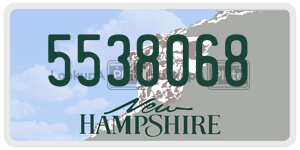 5538068  license plate in NH